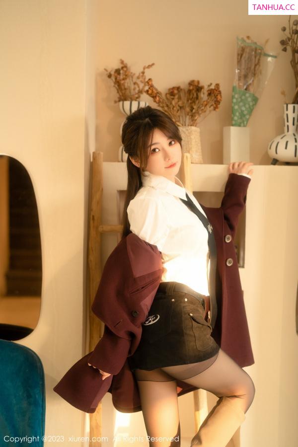 婠婠么  [XiuRen]高清写真图 2023.01.16 No.6137 婠婠么 黑丝美臀第35张图片